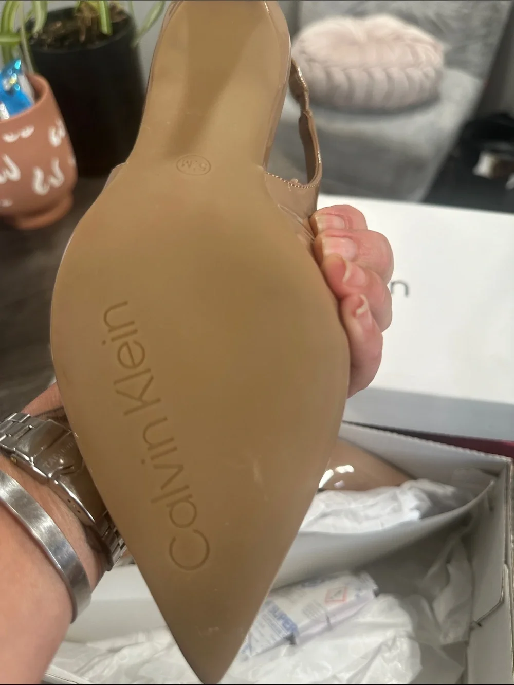 Calvin Klein Natural/Tan Women's Pumps